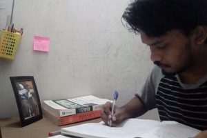 Vijay Studying